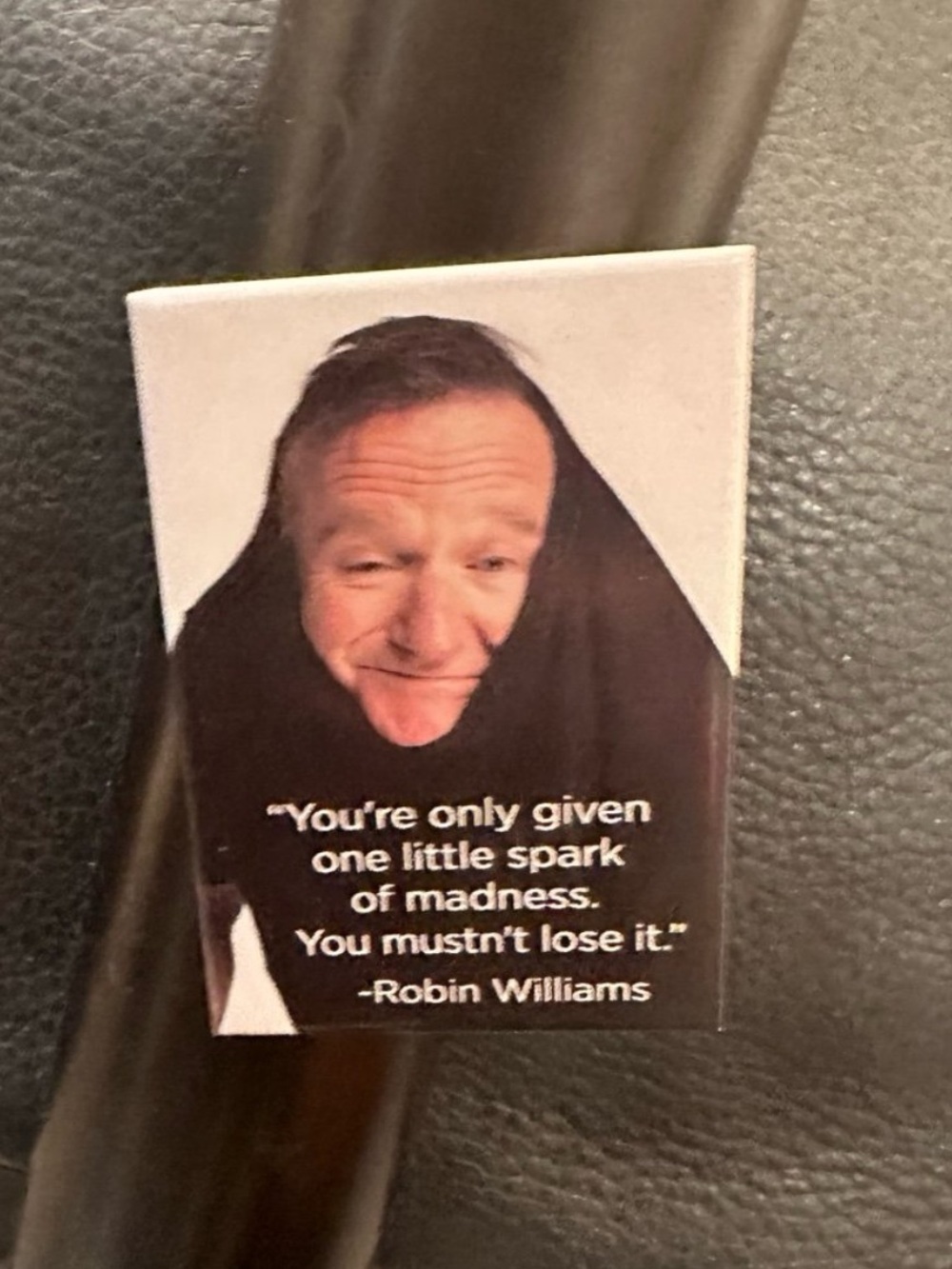 Robin Williams Quote Magnet Funny Inspirational Fridge Locker Office Decor